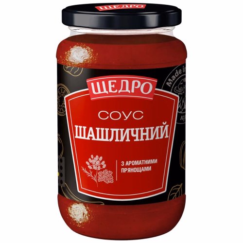 Соус Щедро Шашличний с/б 370г