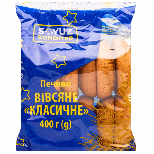 СК Печиво вівсяне Класичне" 0,4кг