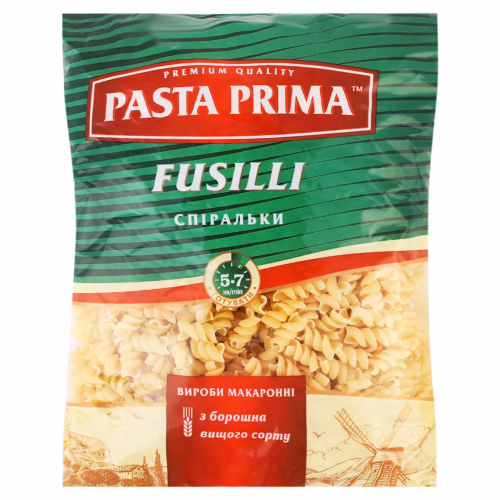 Pasta Prima Макарони Спіральки ПУ 750г