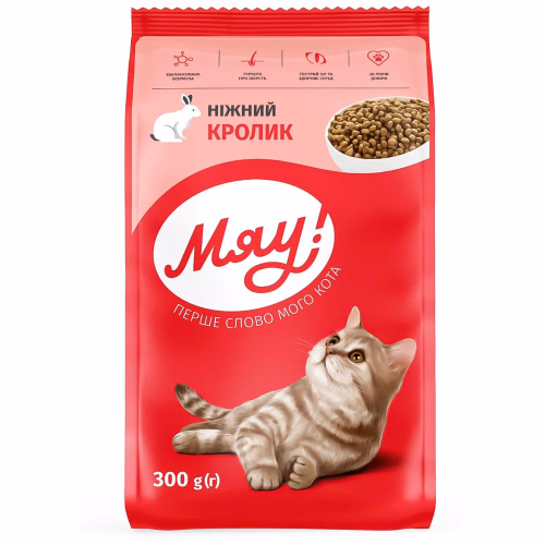 МЯУкорм Коти Кролик 300г