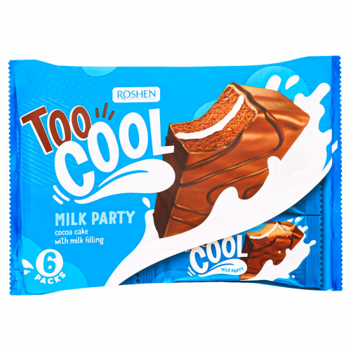 Тістечка Too Cool Milk Party 270г Roshen