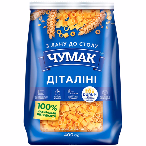 Чумак Макарони Діталіні ПУ 400гр