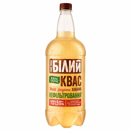 Квас Хлібний Квас Тарас Білий  1,5л