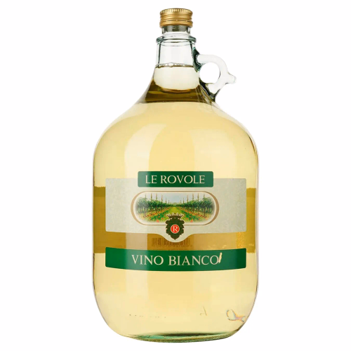 Вино Le Rovole Vino Bianco біле сухе 5л Італія
