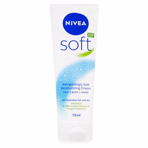 КРЕМ SOFT ІНТЕНСИВНИЙ ЗВОЛОЖУЮЧИЙ NIVEA 75 МЛ.