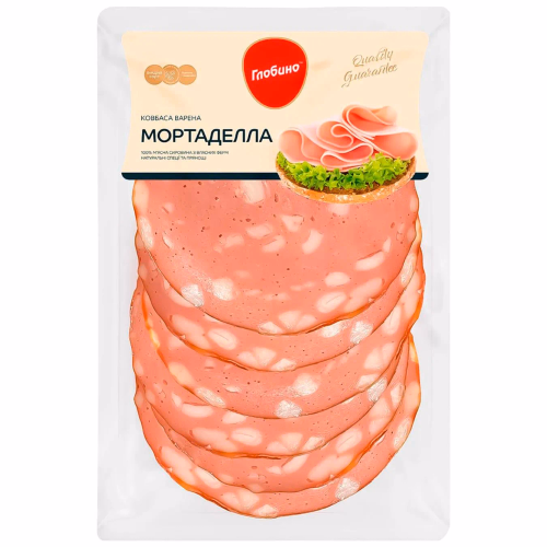 Ковбаса варена Мортаделла серв  105г  ГЛОБИНО