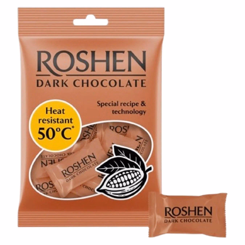 ШОКОЛАД Roshen Чорний термостійкий 80г