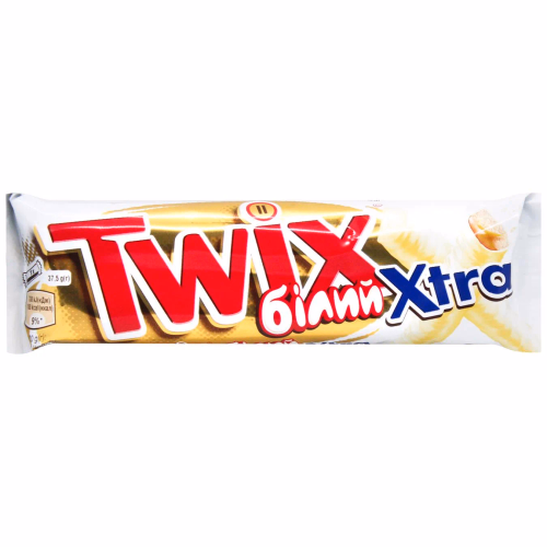 Батончик TWIX Xtra білий 75г