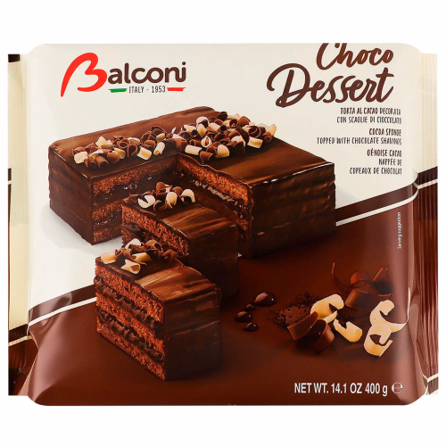 Бісквіт торт какао-нач"CHOCODESSERT"400г