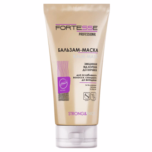 Зміцн.бальзам-маскаFortesse Pro Strong&Thick для ослабл,схильного до вип. вол.200м