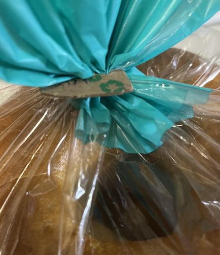 bagels in a wrapper closed with an occlupanid