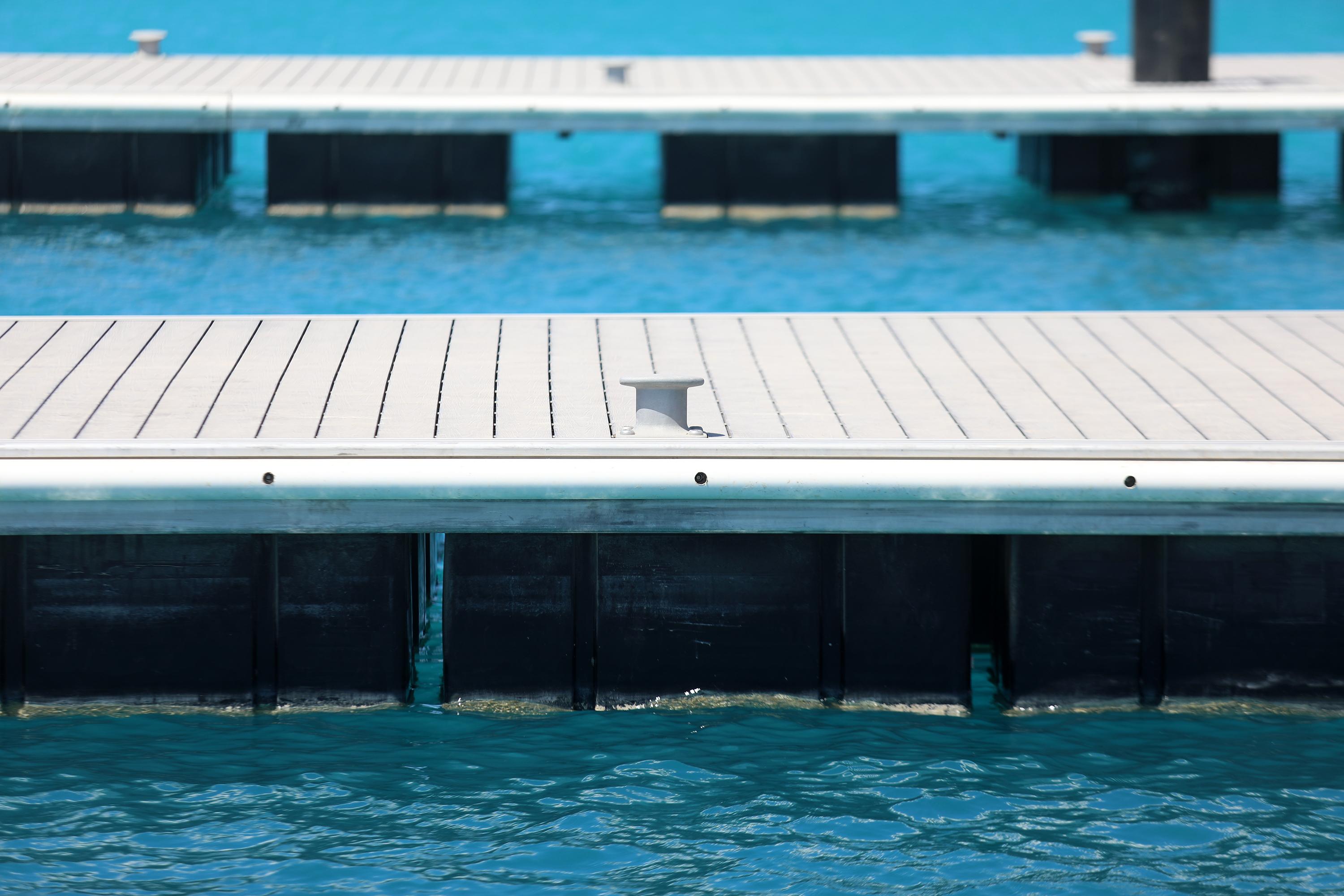 Construction of Marassi Marina Prefabricated Aluminium Pontoons