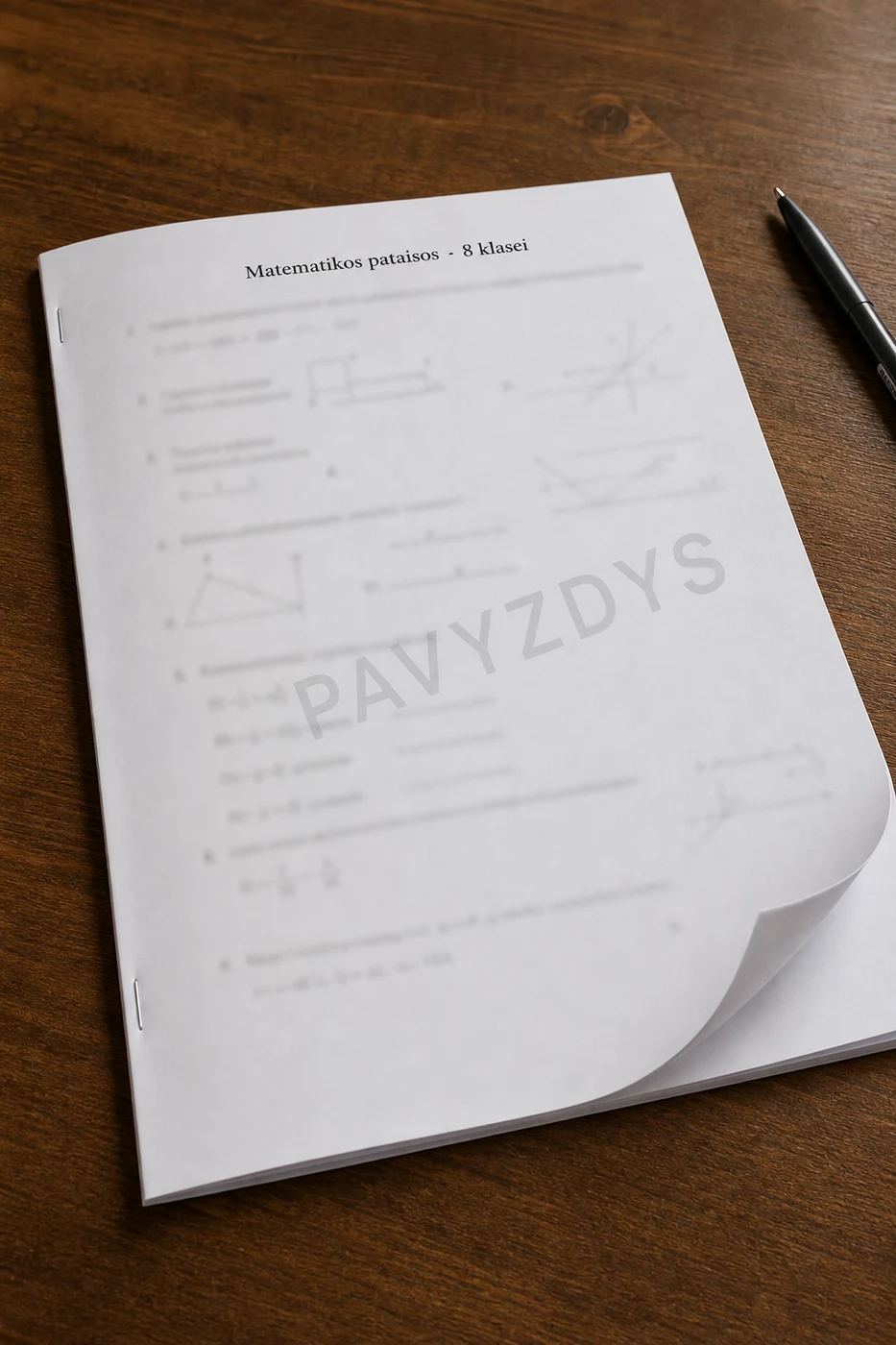 Matematikos pataisos 8 klasei, individuali pamoka