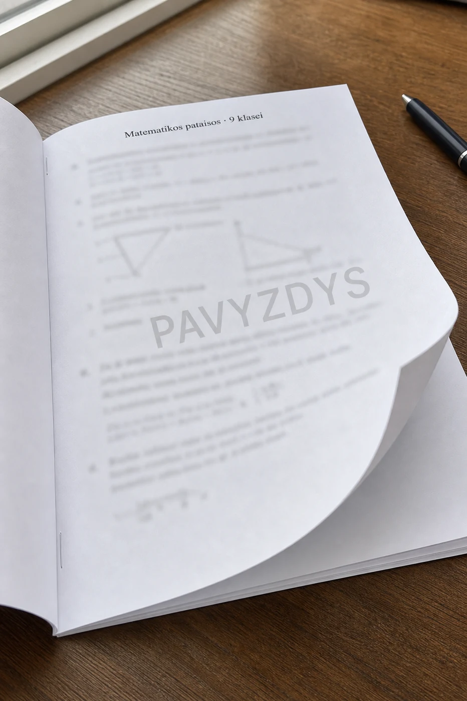 Matematikos pataisos 9 klasei, individuali pamoka