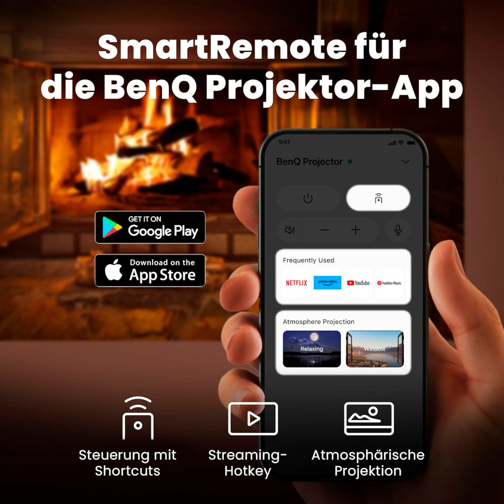 Портативний проектор GV50(Laser, Full HD, 500 Ansi  lm, 100000:1, HDMI, USB-A, USB-C)  GV50