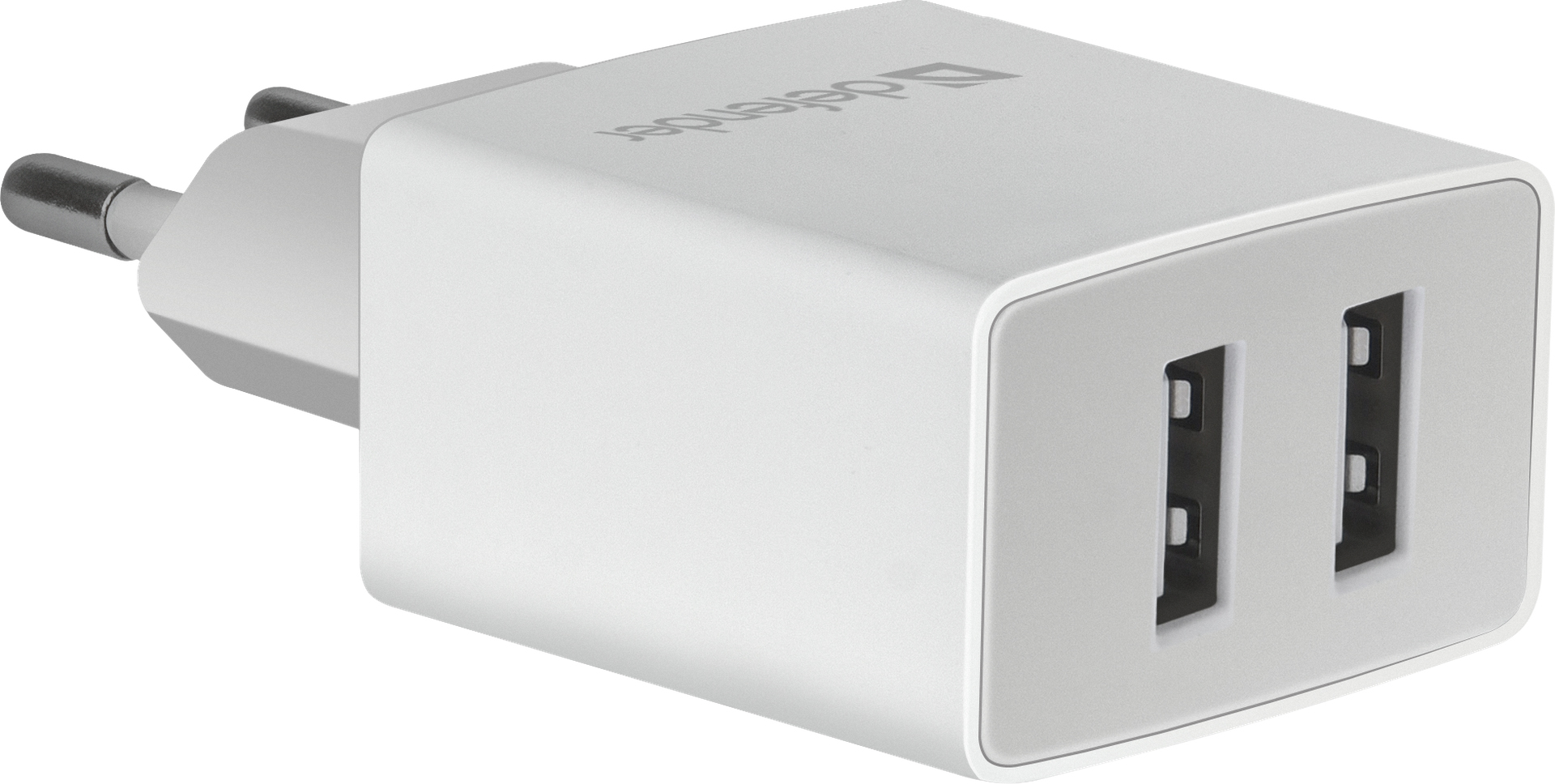Зарядний пристрій 2xUSB 16W 2.1A UPA-22 білий Defender