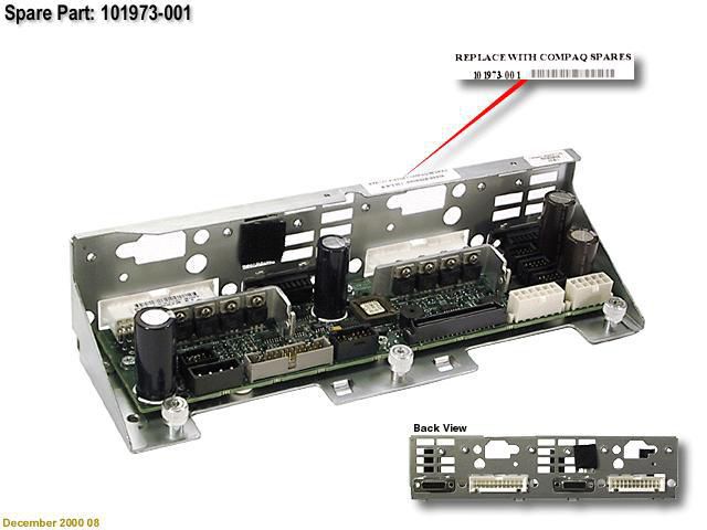 BD,POWER,BACKPLANE W/TRAY