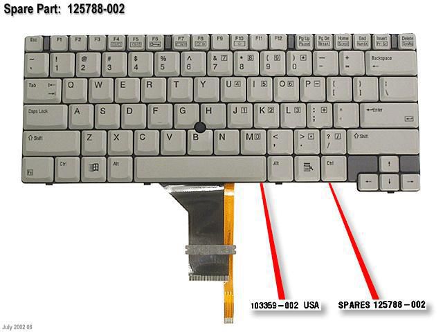 ARMADA M700 KEYBOARD W/POINT