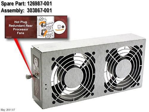 HPE Fan Processor Rear htpl.
