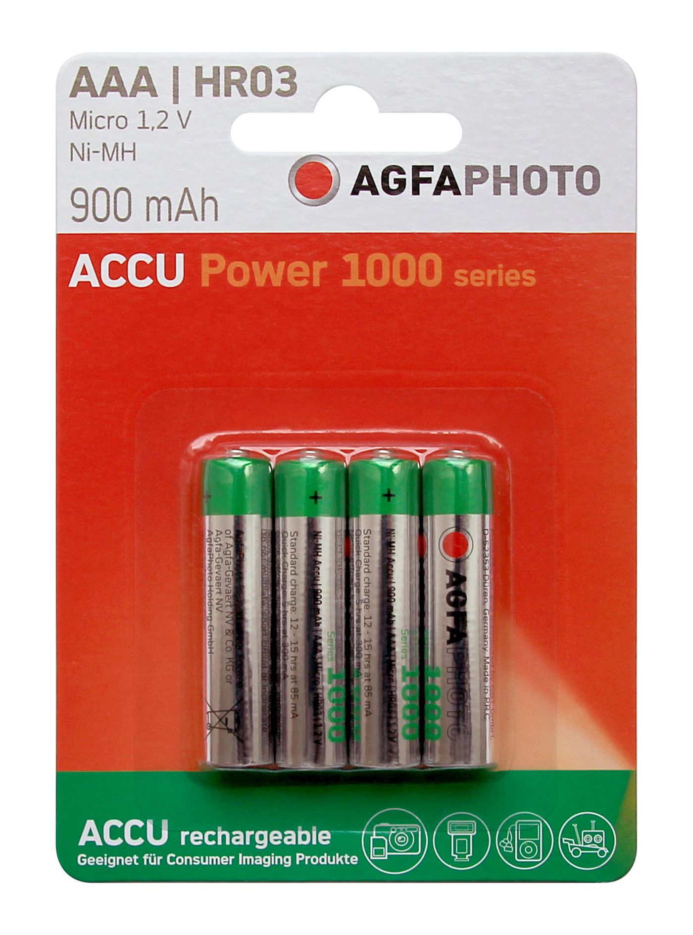 Акумулятор AAA HR03 Micro 900mAh