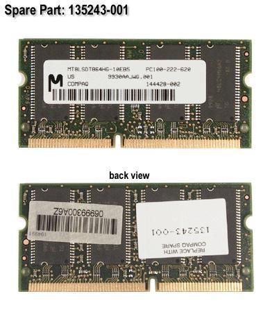 64MB PC100 SDRAM (S.O.DIMM)