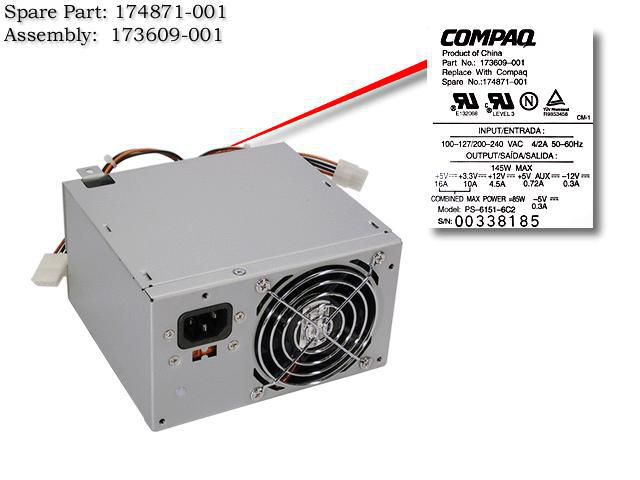 POWER SUPPLY 145W