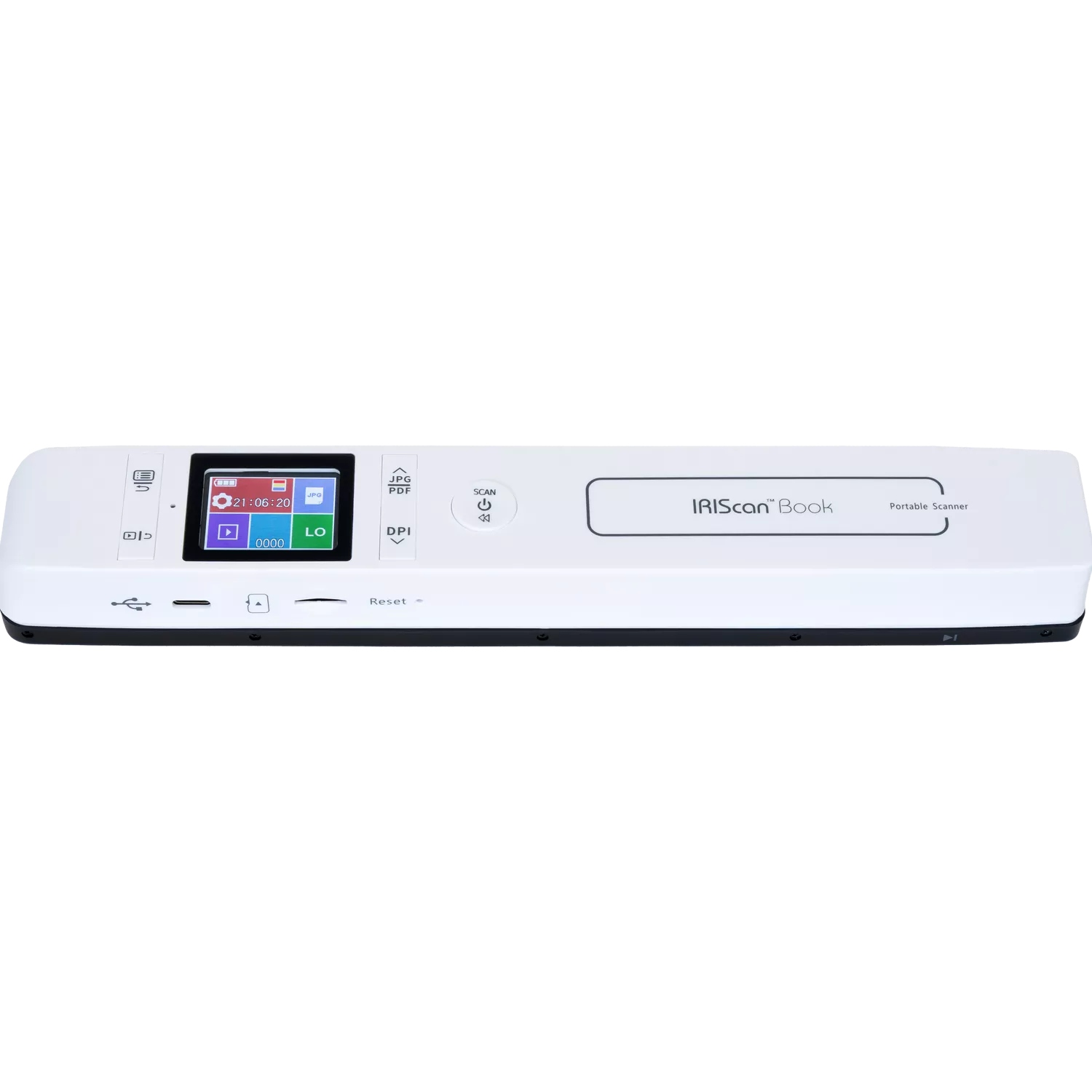 Сканер A4 Canon IRIScan Book 7 (1050dpi, USB, microSD, 15стор/хв, портативний, білий)