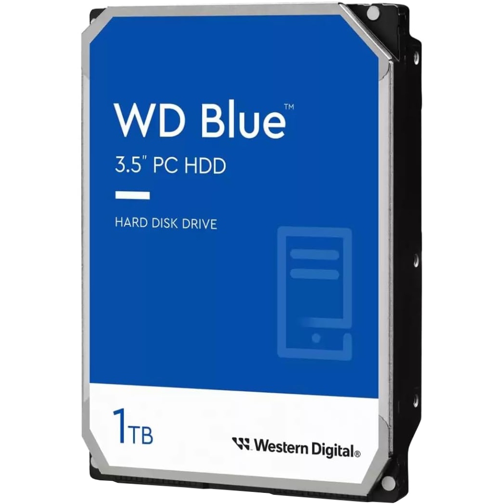 HDD 1000Gb, 7200, WD BLUE, 64M, SATA III (WD10EARZ)