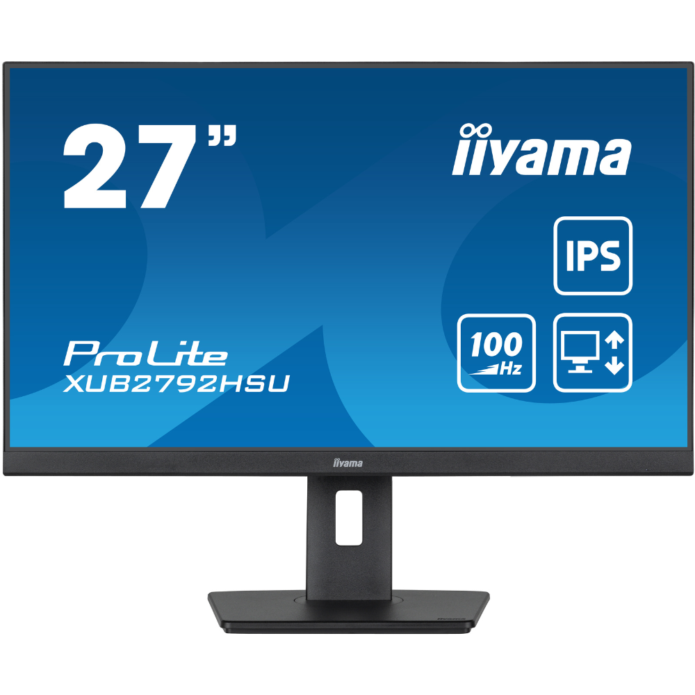 27" 16:9 IPS РК монітор, 1920х1080, 0.4 мс (MPRT),  100 Гц, FreeSync, 1xHDMI/1xDP/4xUSB 3.2, SP 2x2 В XUB2792HSU-B6