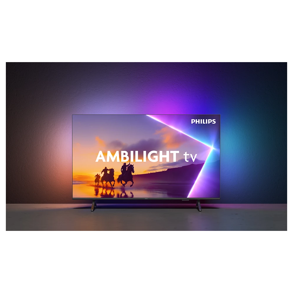 Телевізор 65", 4К QLED 60 Hz, Titan OS, 350 cd/m2,  Ambilight, sound 20W, Wi-Fi 802.11ac,Bluetooth 5. 65PUS8510/12
