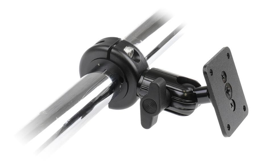 Крепление для трубы с монтажной пластиной