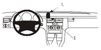 Mounting bracket Taxameter