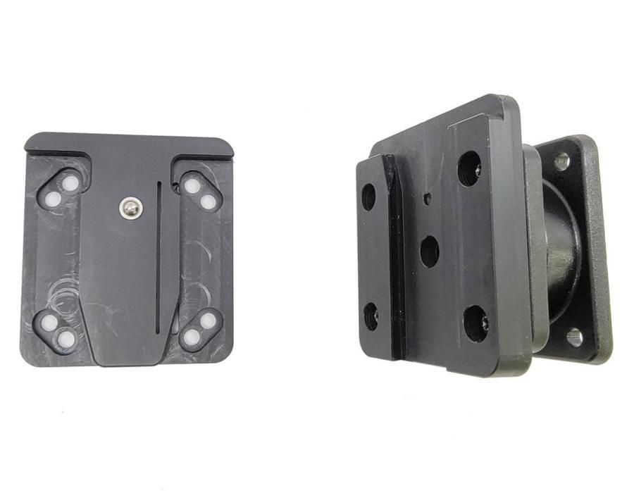 Mount With tilt swivel.