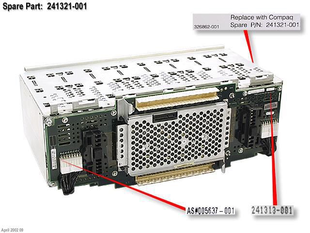 HPE Board Backplane w/ Drive Cage