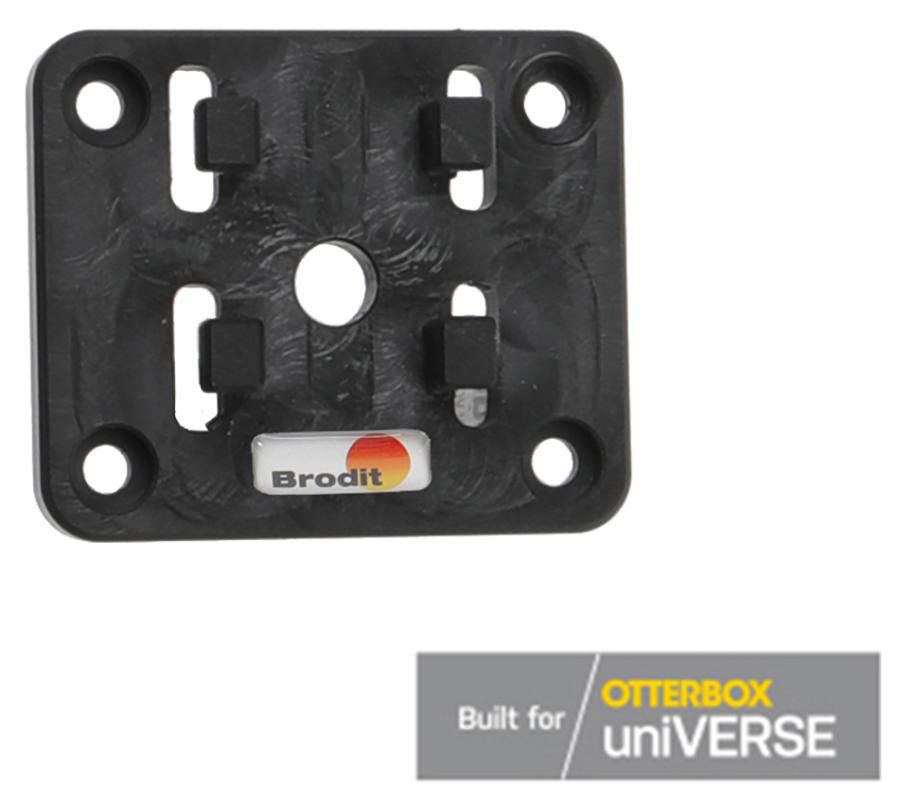 Mount 4-prong male plate for