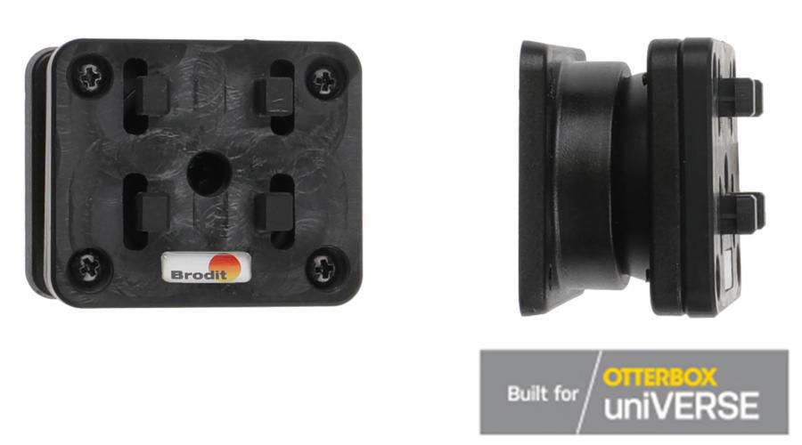 Mount 4-prong male plate for