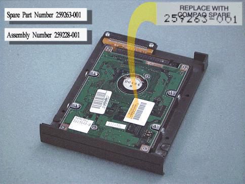 CPQ 1.4GB 2.5" IDE HARD DRIVE