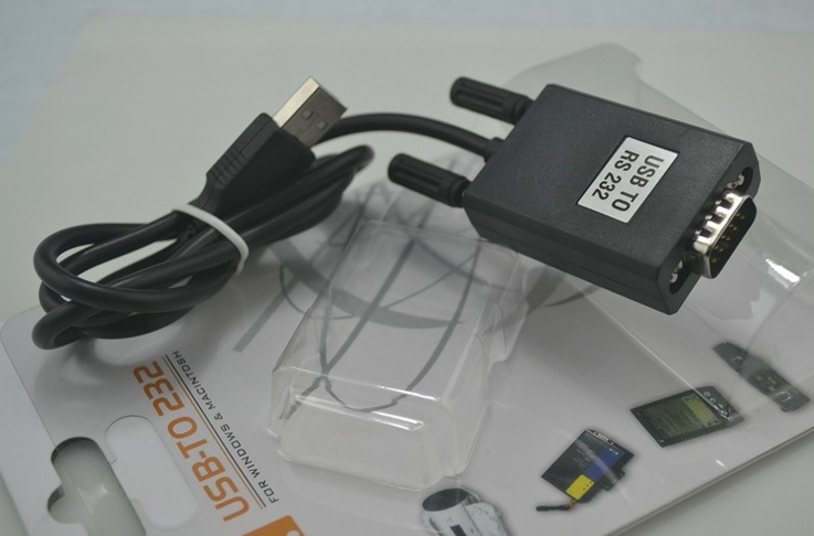 Перехідник USB 2.0 Type-A --> COM (RS232) 9pin, кабель 1м. RTL