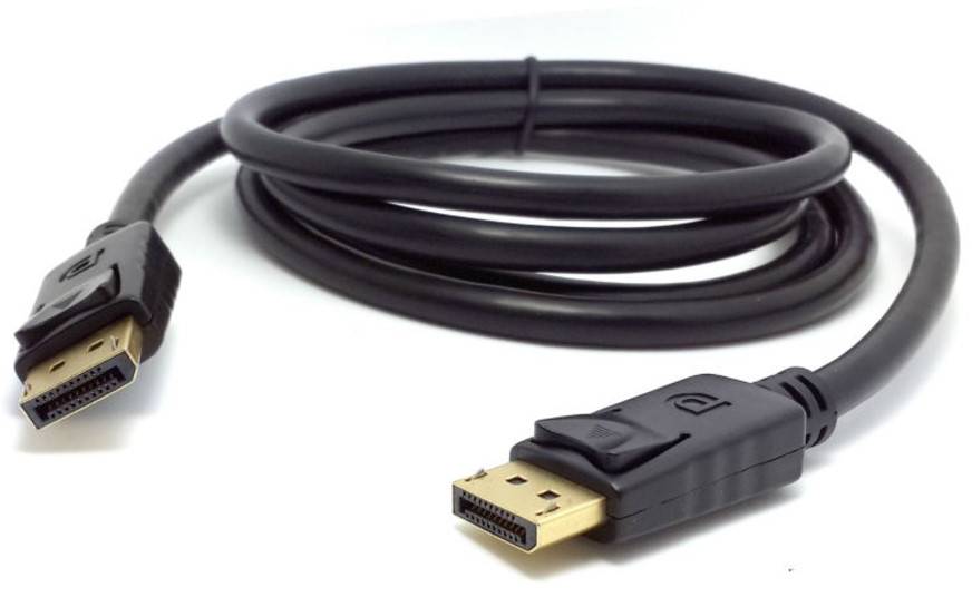 Кабель DisplayPort M/M 1.8 м, 4K 120Hz, чорний