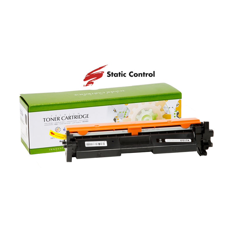 Тонер-картридж HP LJP CF217A Static Control ресурс 1600 стр. (с чипом) (002-01-SF217A)