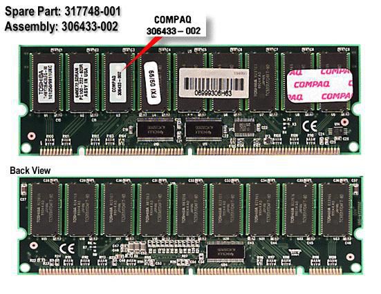 512MB SDRAM memory module, 