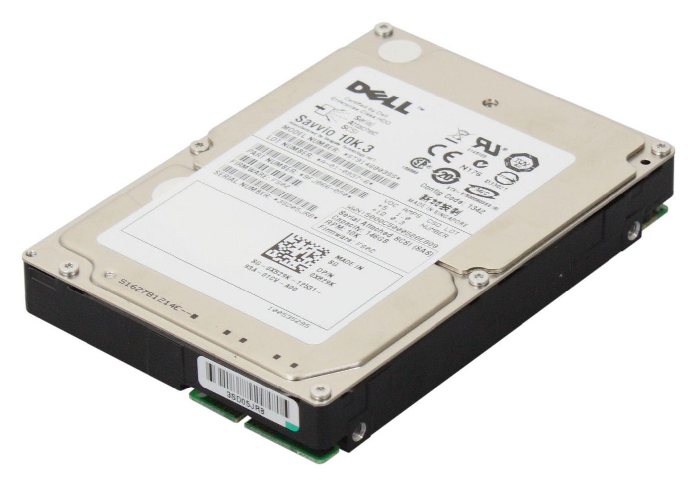 Harddrive 146GB SAS Hot Plug
