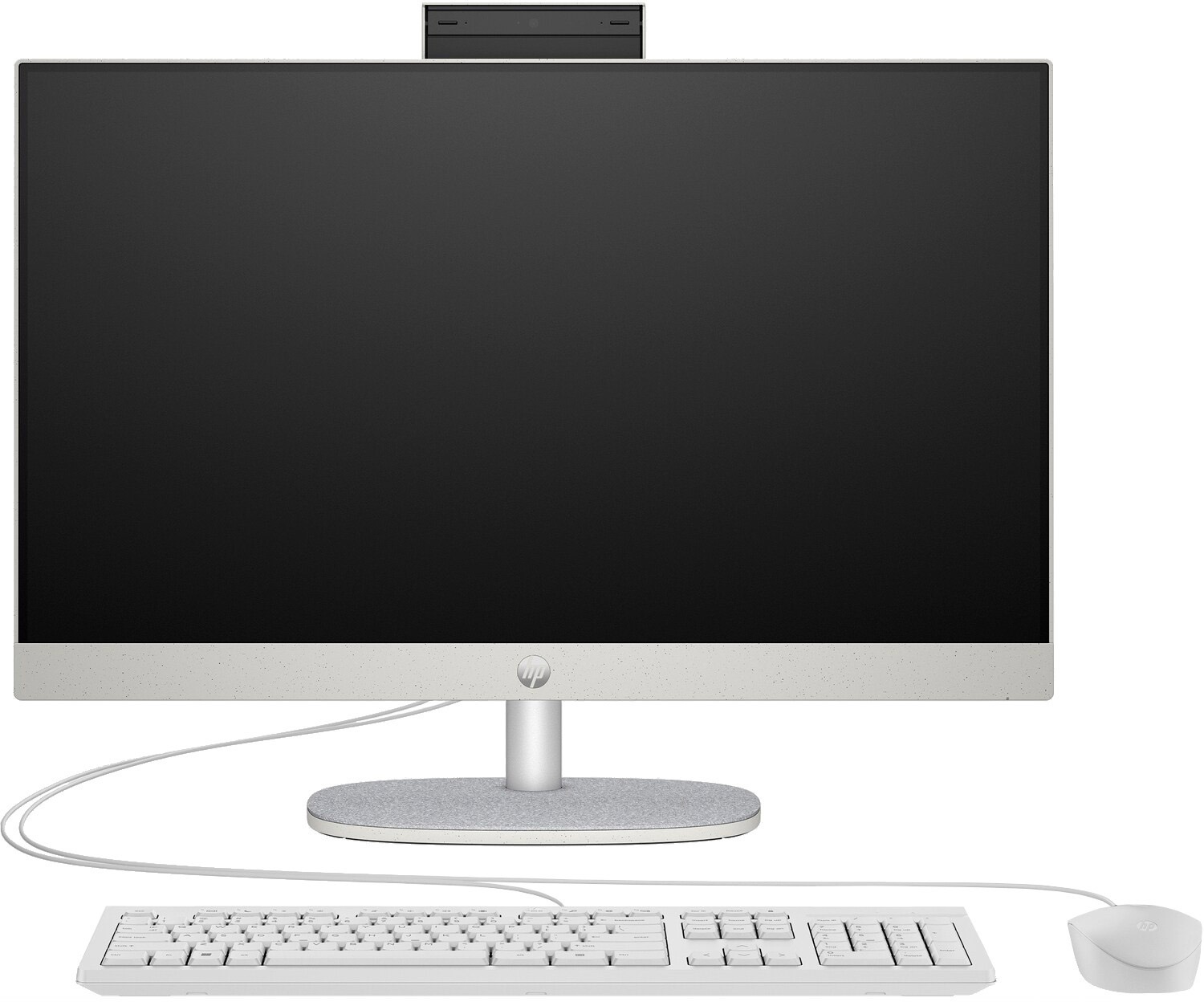Моноблок 23.8" HP 24-cr0001ua AiO Ryzen 7 7730U/16Gb/SSD512Gb/WiFi/Cam/K&M/DOS/Shell White