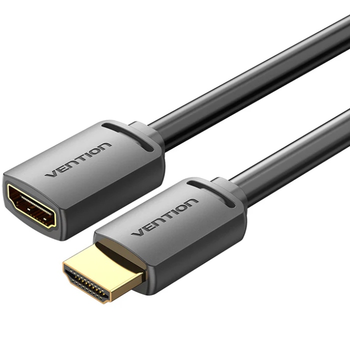 Кабель HDMI M - F (подовжувач), 2.0 м, V2.0, 4K 60Hz PVC Vention