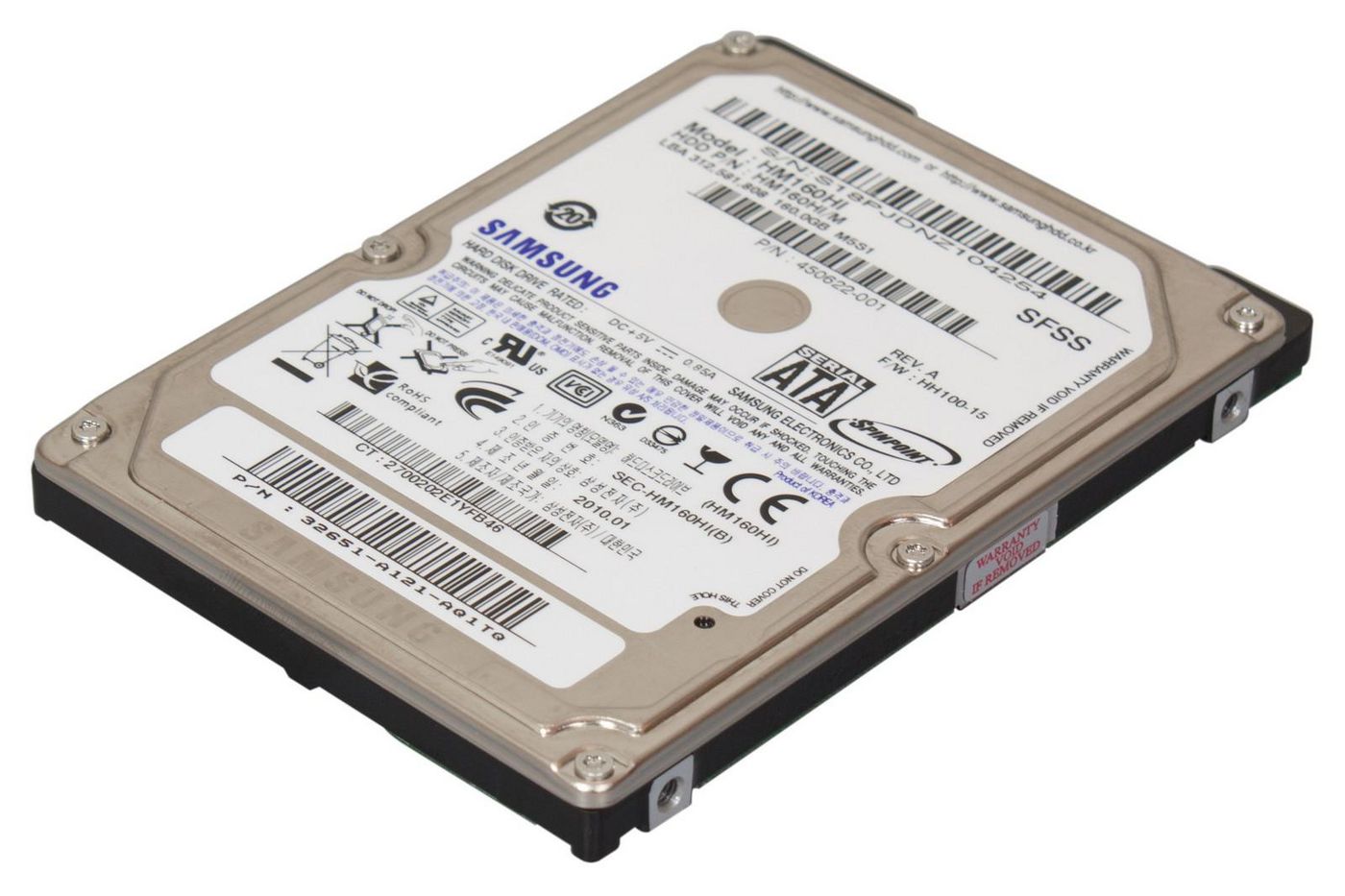 160GB HDD SATA 5400rpm