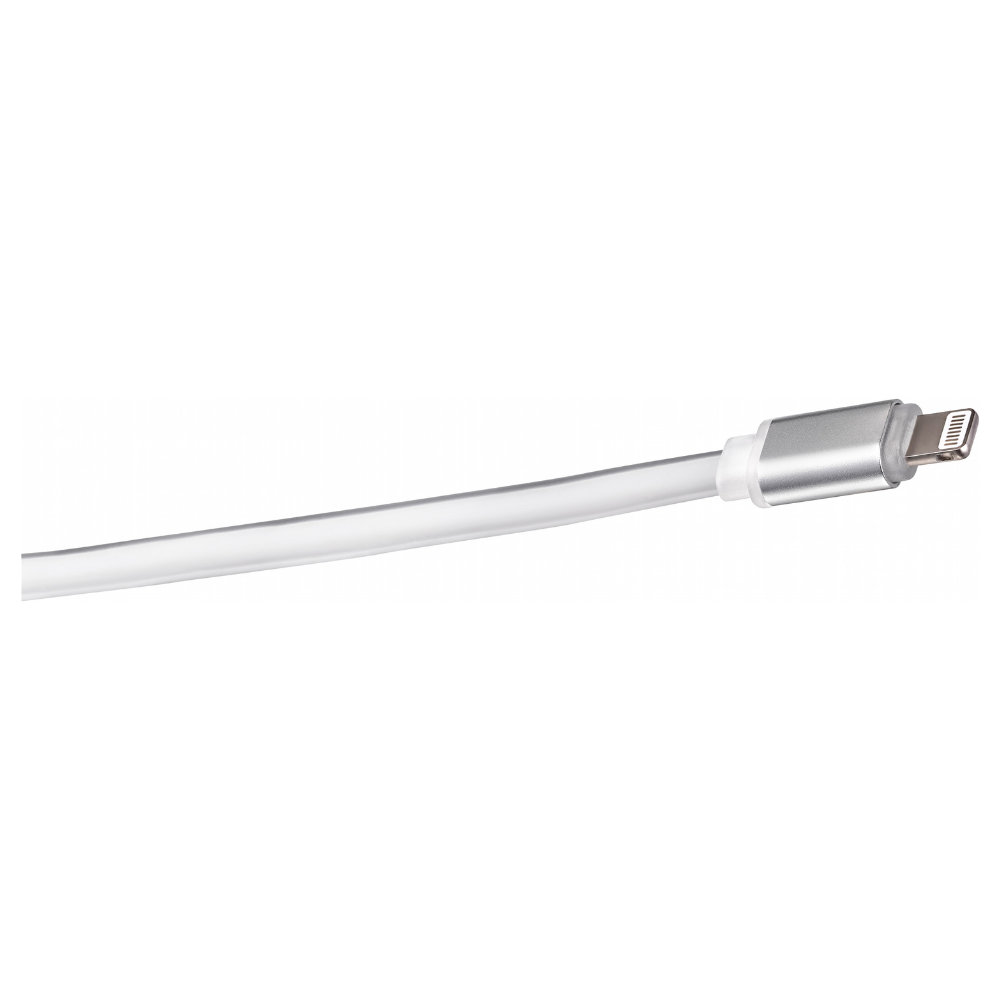 Кабель синхронізації Logan Apple Lightning to USB  1 м White (EL118-010WH) EL118-010WH