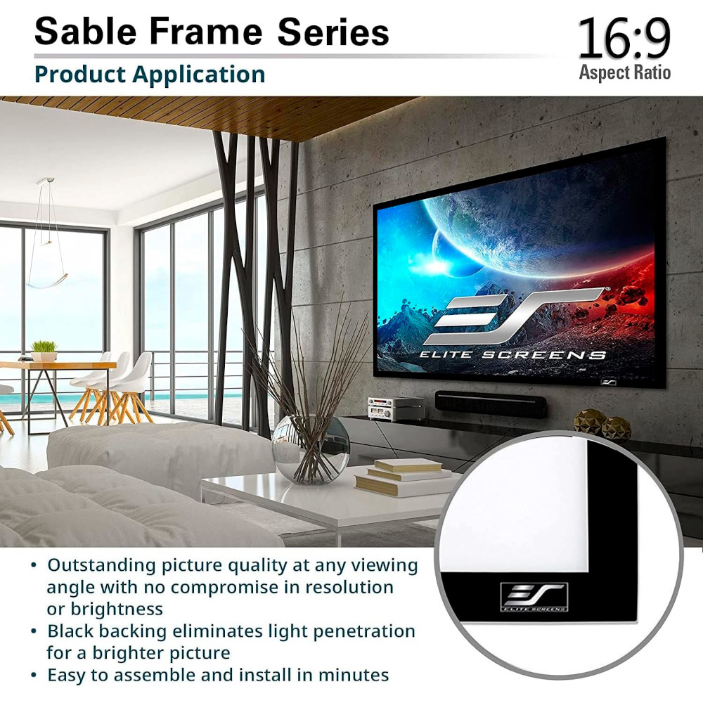 Проекційний екран ER150WH1 150"(16:9)332*187 см  ER150WH1