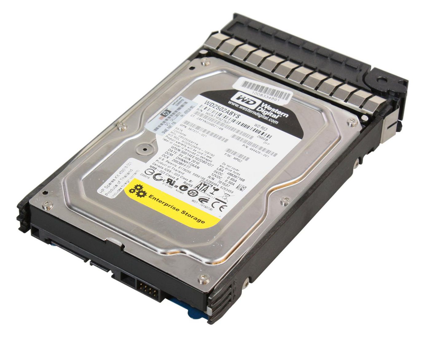 250GB Hotswap SATA