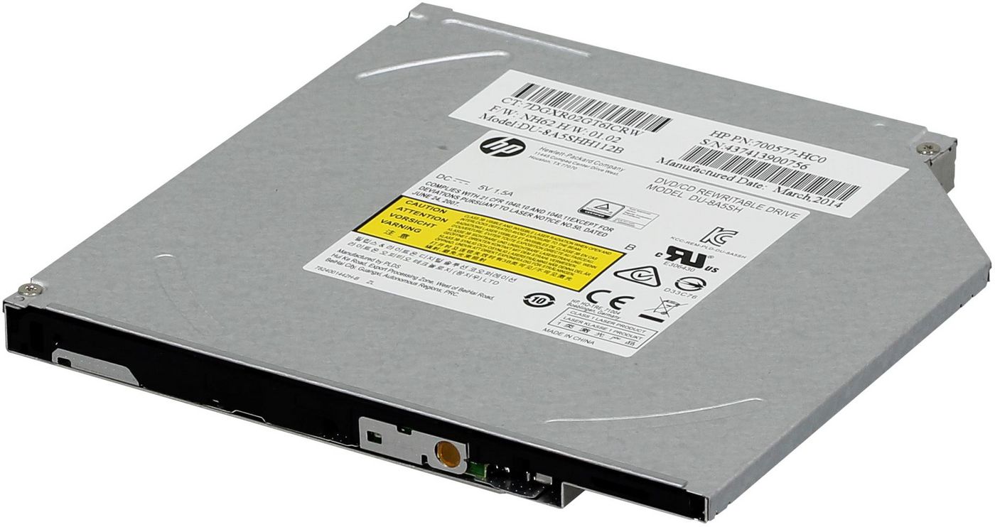 External DVD RW drive with