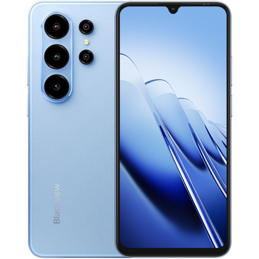 Смартфон Blackview WAVE 10 6.88" HD /8GB/128GB/ UMS9230E /5000mAh/ 32+13Мп / Blue